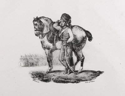 Trompeter der Husaren, 1823 von Theodore Gericault
